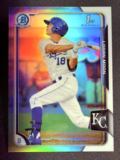 2015 Bowman Chrome 1st REFRACTOR PROSPECT ROOKIE Logan Moon 239/499
