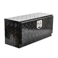 Caja de herramientas de aluminio 30"x12"x14" camioneta pickup remolque plataforma de almacenamiento con cerradura y llaves