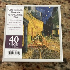 Wentworth Wooden Puzzle 40 pc Cafe Terrace Place Du Forum Aries Van Gogh New