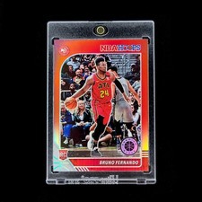 Bruno Fernando RC ✅️✅️- 2019-20 NBA Premium Stock Red Prizm Holo SP Rookie #228