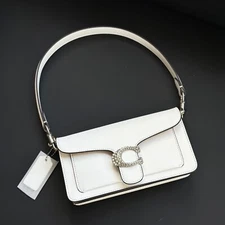 COACH  Tabby Shoulder Bag 20 Chalk CW917 Outlet New F/S JPN