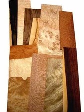 Fornir Słora Korzeń Mix 9 gatunków drewna Orzech Ziricote Drewno perłowe Muszla