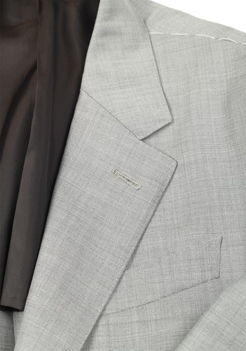 ZEGNA Gray Easy Light Checked 15Milmil15 Suit Size 50 IT / 40R U.S. New With ... - Picture 5 of 8