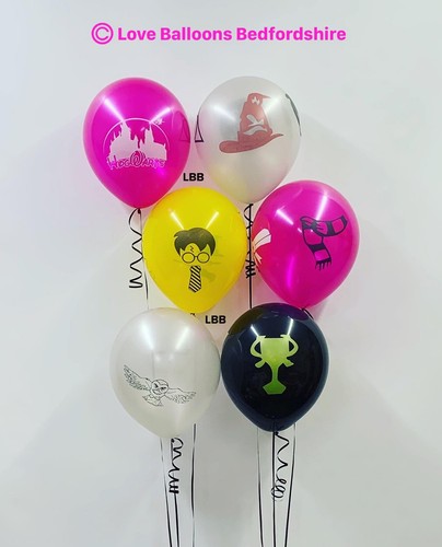 Harry Potter 12in Latex Balloon’s X10 Double Design Harry Potter Decorations - Picture 2 of 2