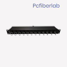 GEPCO FS1-12ST Feed-Through 1 RU fiber optic chassis with 12 ST connectors