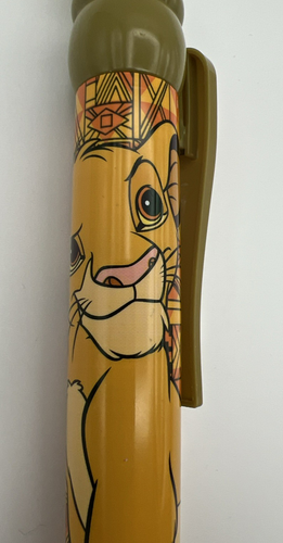 Bolígrafo Disney Rey León Joven Simba Personaje Jumbo 11 pulgadas de largo - Imagen 2 de 8
