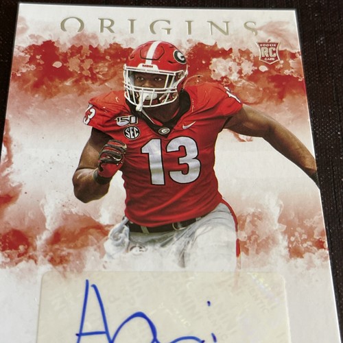 2021 Panini CHRONICLES Origins Draft Picks Azeez Ojulari Rookie Auto OA-AZO - Picture 3 of 4