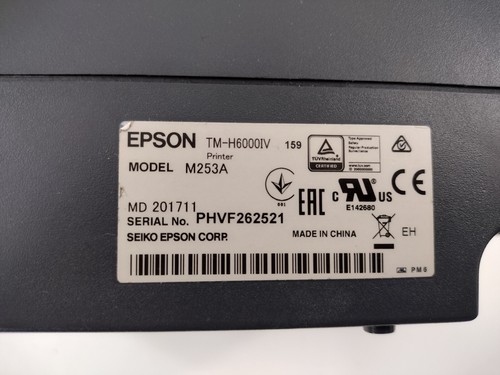 Epson TM-H6000IV M253A POS Multifunction Thermal Receipt Printer - No AC Adapter - Picture 4 of 7