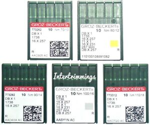 Groz Beckert Needle Chart