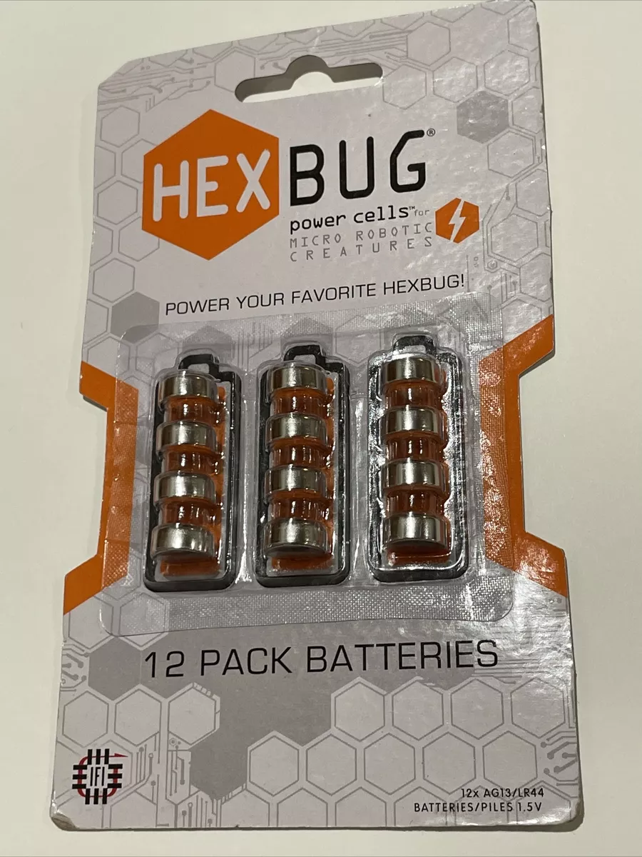 HEXBUG Power Cells Micro Robotic Creatures 12 Pack AG13 LR44
