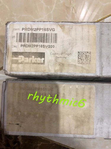Brand New Parker PRDM2PP16SVG20 regulating valve Fast DHL orFedEx