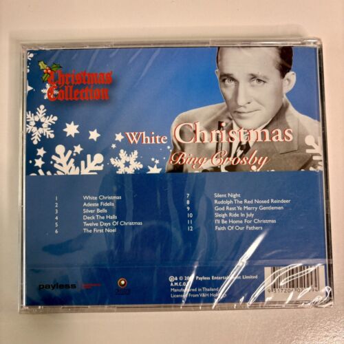 Bing Crosby White Christmas CD Brand New Sealed Free Tracked Postage - Picture 2 of 4