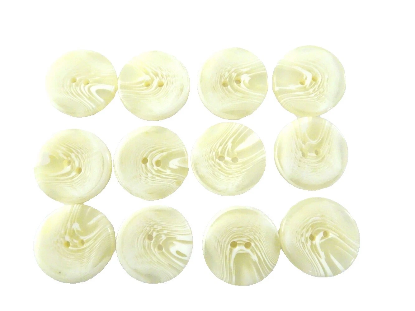 Botón Plano de 2 hoyos de acrílico Botones para Costura