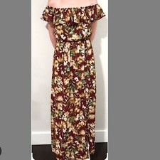 Altar d State - Floral Maxi Dress Flowers Christian Long Womens Small