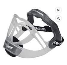 Rawlings Face 100% Original👌First SoftballFielders Mask, Black/Clear