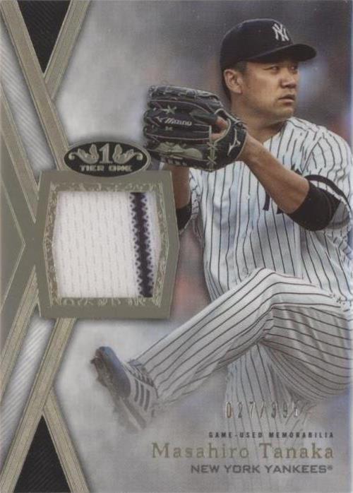 2020 Topps Tier One - Tier One Relics Masahiro Tanaka #T1R-MTA