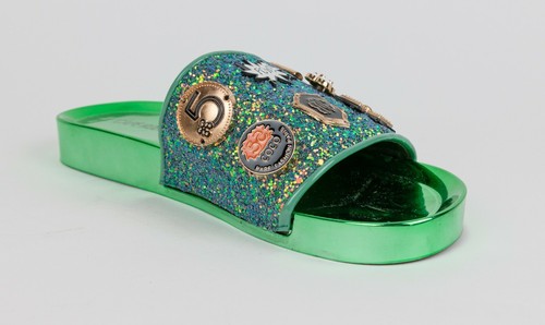 cape robbin slides glitter