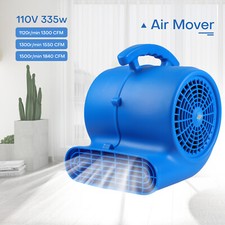 1100CFM 1/3 HP Air Mover Carpet Floor Dryer Blower speed Adjust Home Commercial