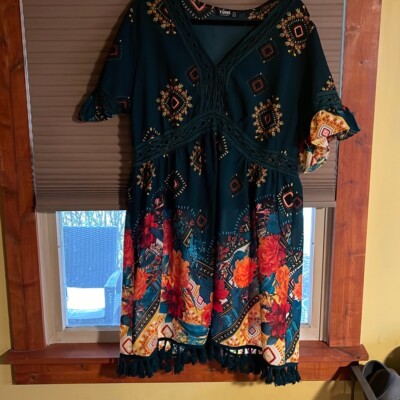 Bohemian dress by Yoins. Size 14