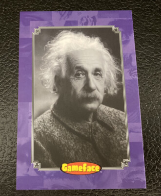 Albert Einstein 2004 Gameface Card Game Trading Playing Science Space Genius