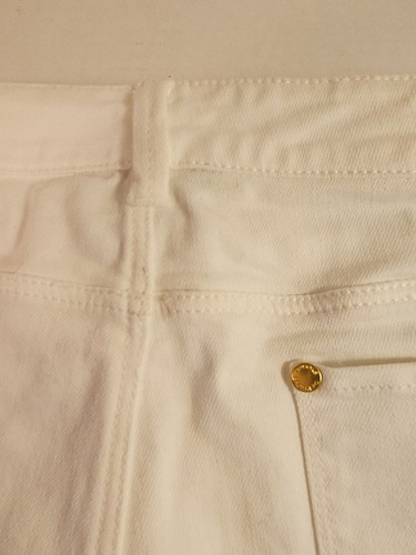 Brooks Brothers Womens Size 14 White Denim Jeans - Picture 4 of 7