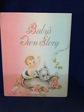 Vintage Baby's Own Story year by year record book 1941 Life of Virginia Ins