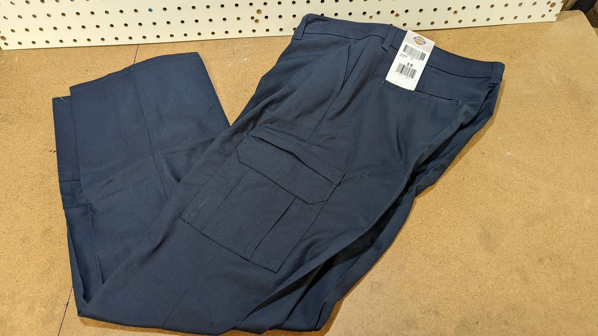 Womens navy blue store cargo work pants