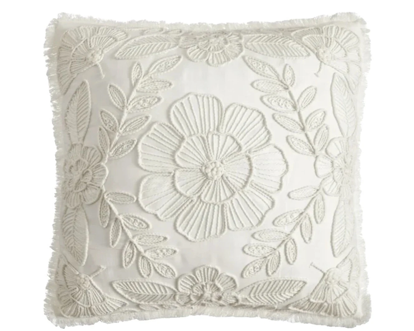 Flowers Vintage/Retro Embroidered Home Décor Pillows