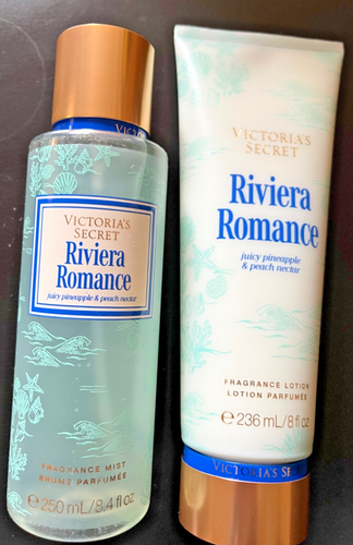 Set of Victoria's Secret Riviera Romance Body mist Perfume & Body Lotion