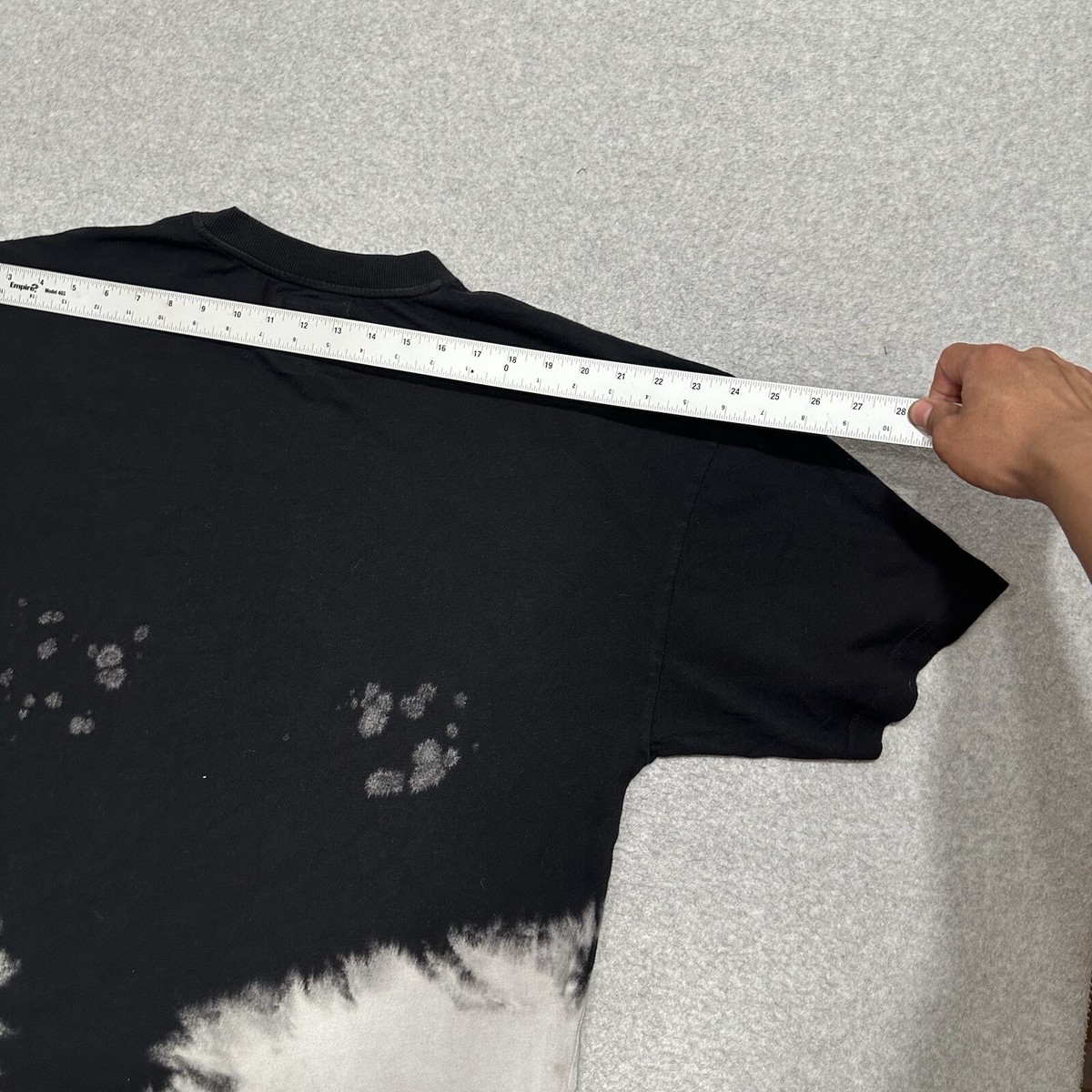 Darc Sport Men's Black Tie Dye Short Sleeve Oversized Shirt
