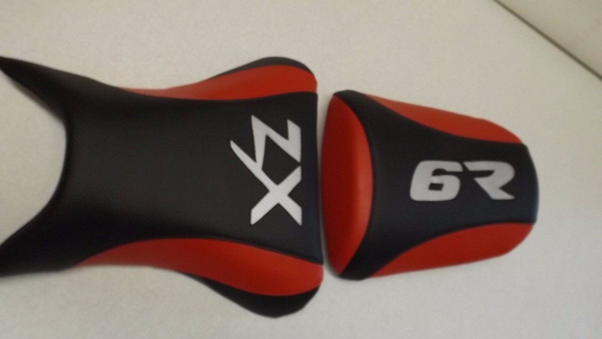 KAWASAKI ZX6R FRONT& REAR BLACK/RED/SILVER 98 99 00 1 02 SEAT