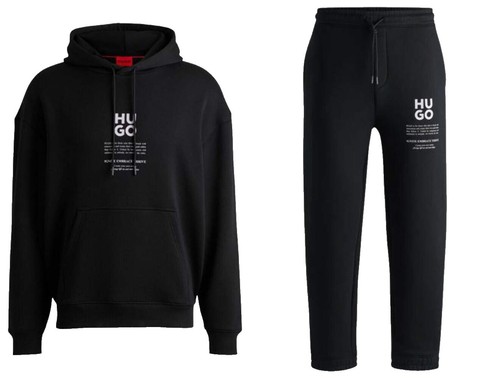 Hugo Boss 50482888-402/50482889-402 Dark Blue Tracksuit | eBay