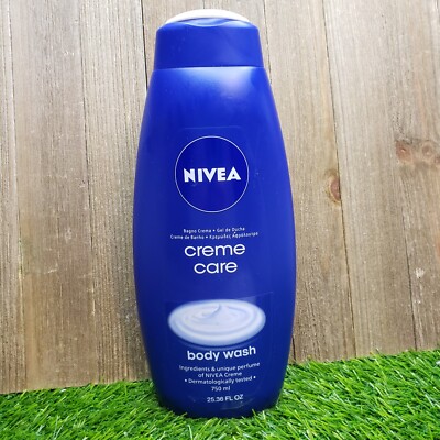 Nivea Creme Care Ingredients & Unique Perfume BODY WASH - NOS - 750ml/25.3 Oz