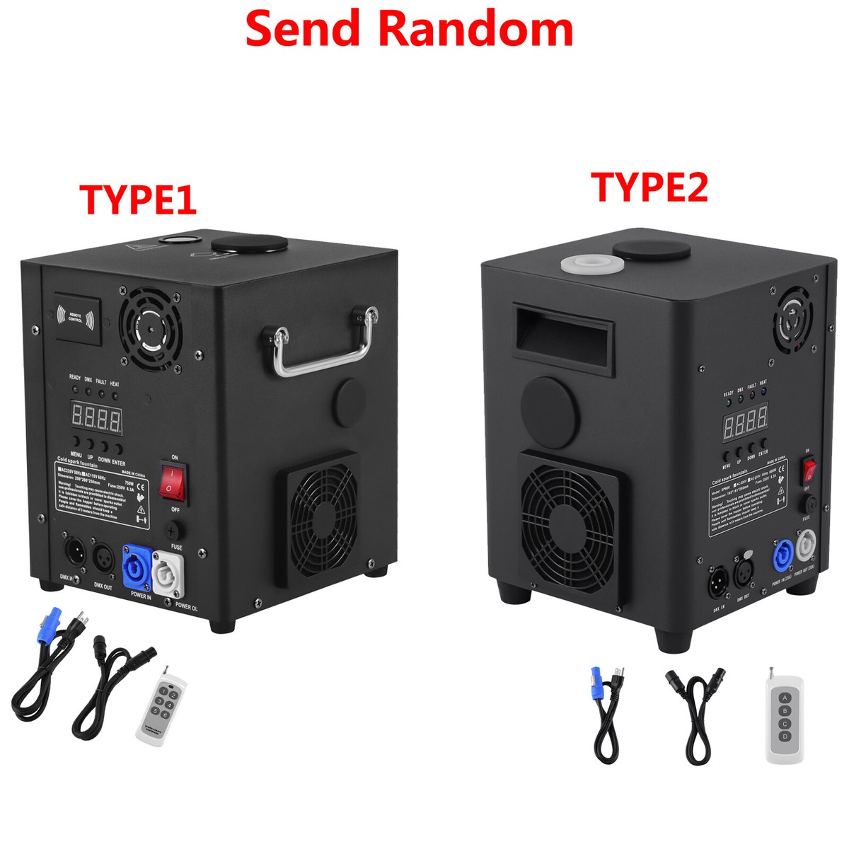 750W Cold Spark Machine Firework Machine DMX DJ Wedding Stage