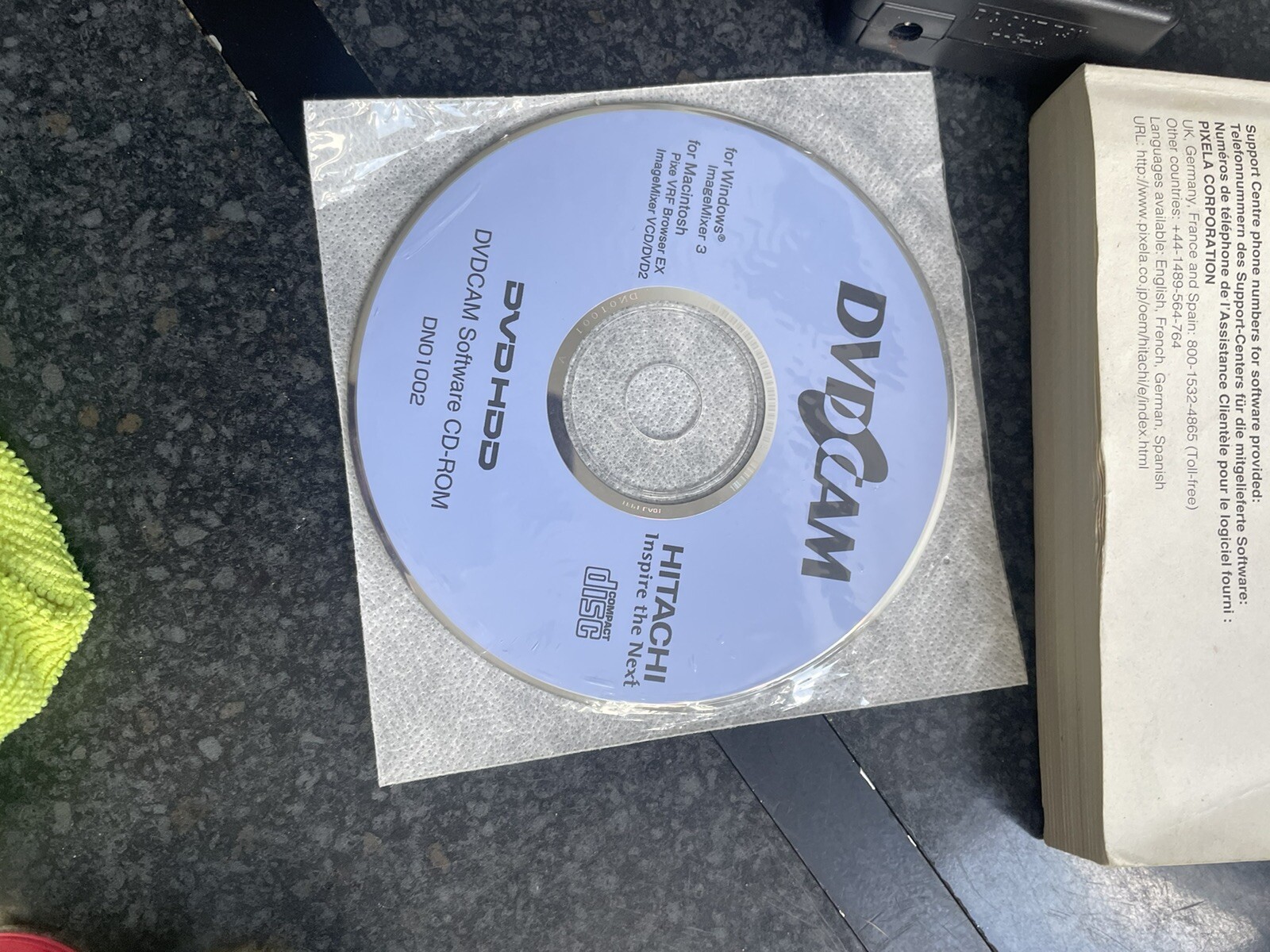 HITACHI dvd camcorder Dzhs300e/with Original Box, Manual And Chargers