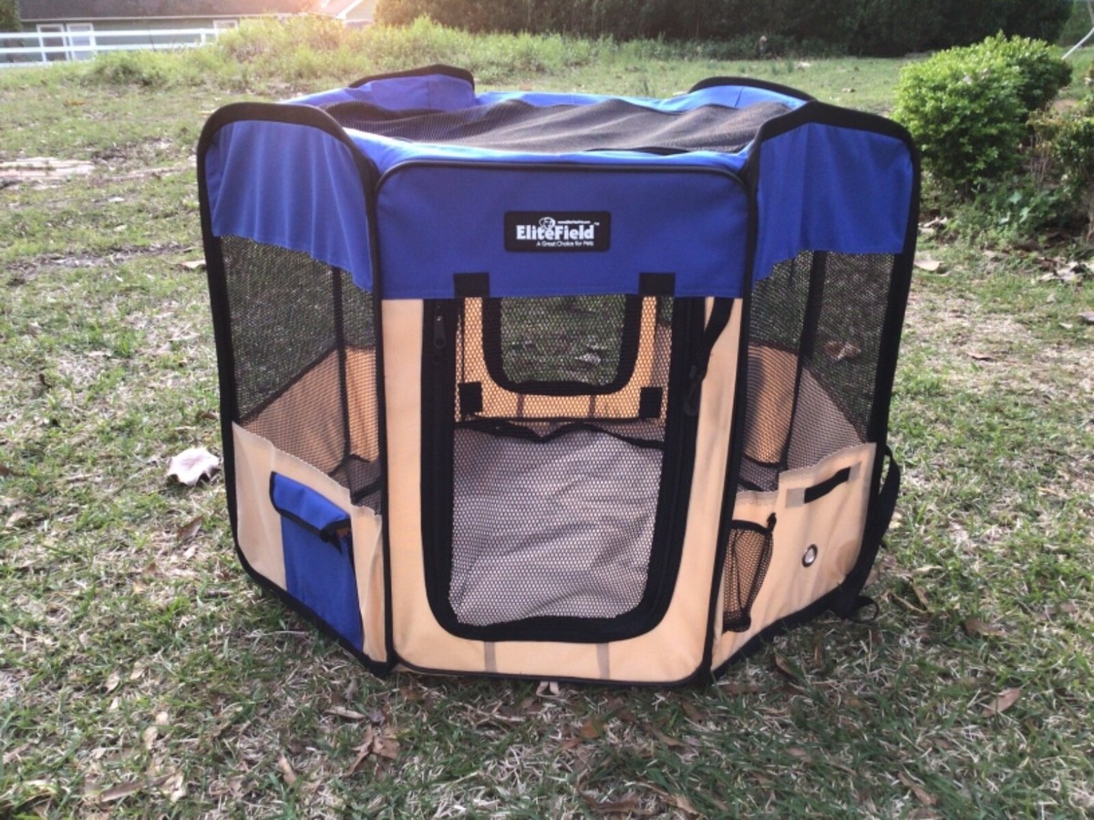 Elitefield 2-Door Soft Pet Playpen Exercise Pen