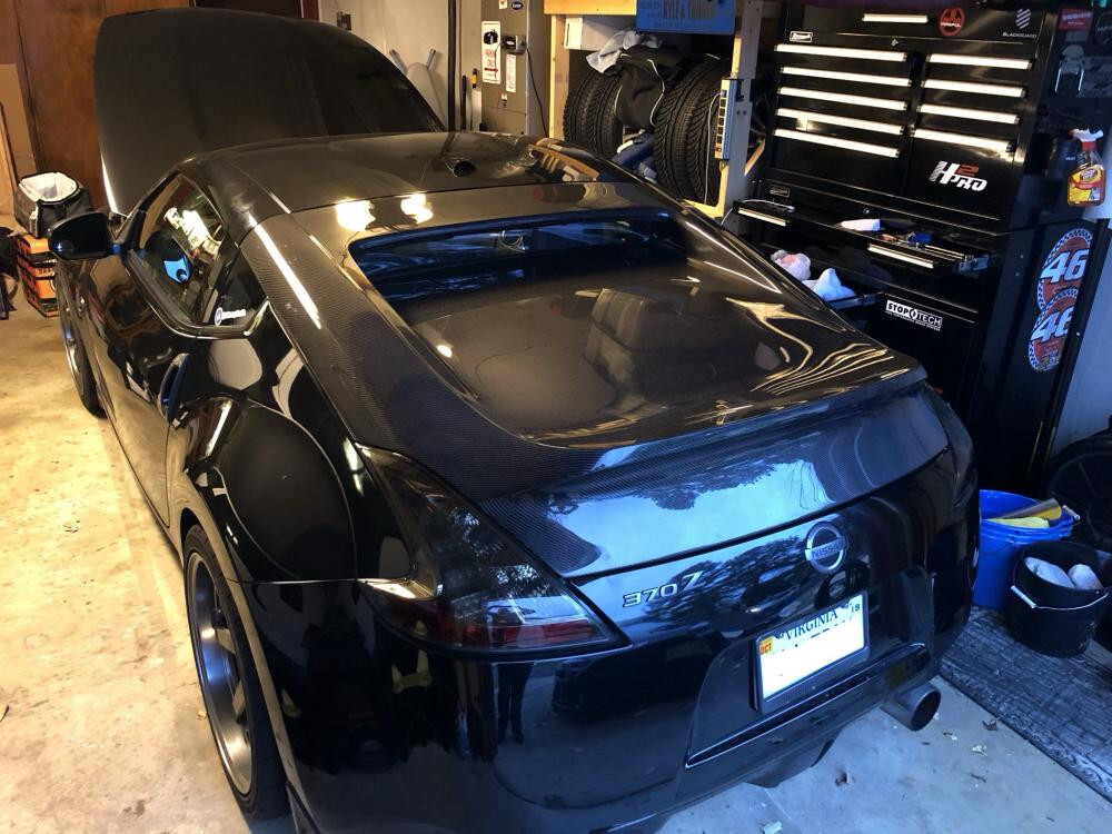 2009-2016 Nissan 370Z Carbon Fiber Hatch AMS-GT Rear For HB 2009-2016 Nissan 370Z Carbon Fiber Hatch AMS-GT Rear For HB
