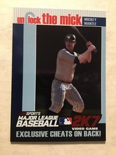 2007 Topps Unlock the Mick #5 Yankees HOF Mickey Mantle Baseball Card