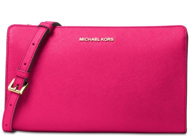 michael kors pink wallet