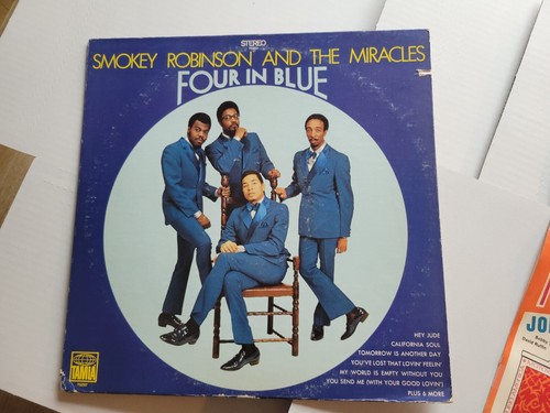 SMOKEY ROBINSON AND THE MIRACLES - Four in Blue 1969 MOTOWN TAMLA SOUL (Lp) - Picture 2 of 7