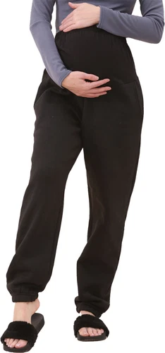 New Women Fleec High Waist Legging Pregnant Belly Support Maternity Trousers top - Picture 13 of 25