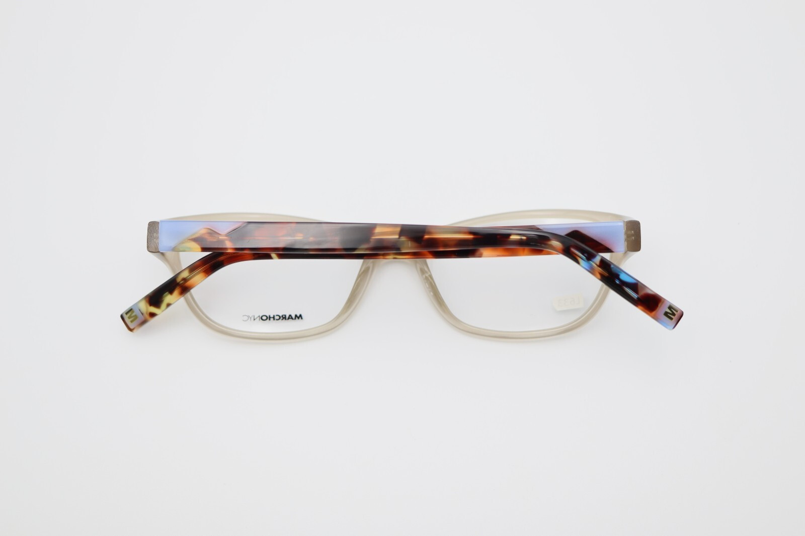 MARCHON NYC MONROE 434 Gray/Havana 51-16-135 Eyeglass Frames SMALL L633