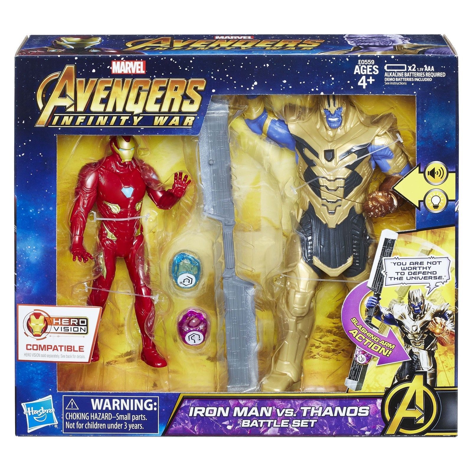 HASBRO MARVEL LEGENDS Avengers 3 INFINITY era Iron Man vs Thanos 6 BATTLE SET HASBRO MARVEL LEGENDS Avengers 3 INFINITY era Iron Man vs Thanos 6 BATTLE SET