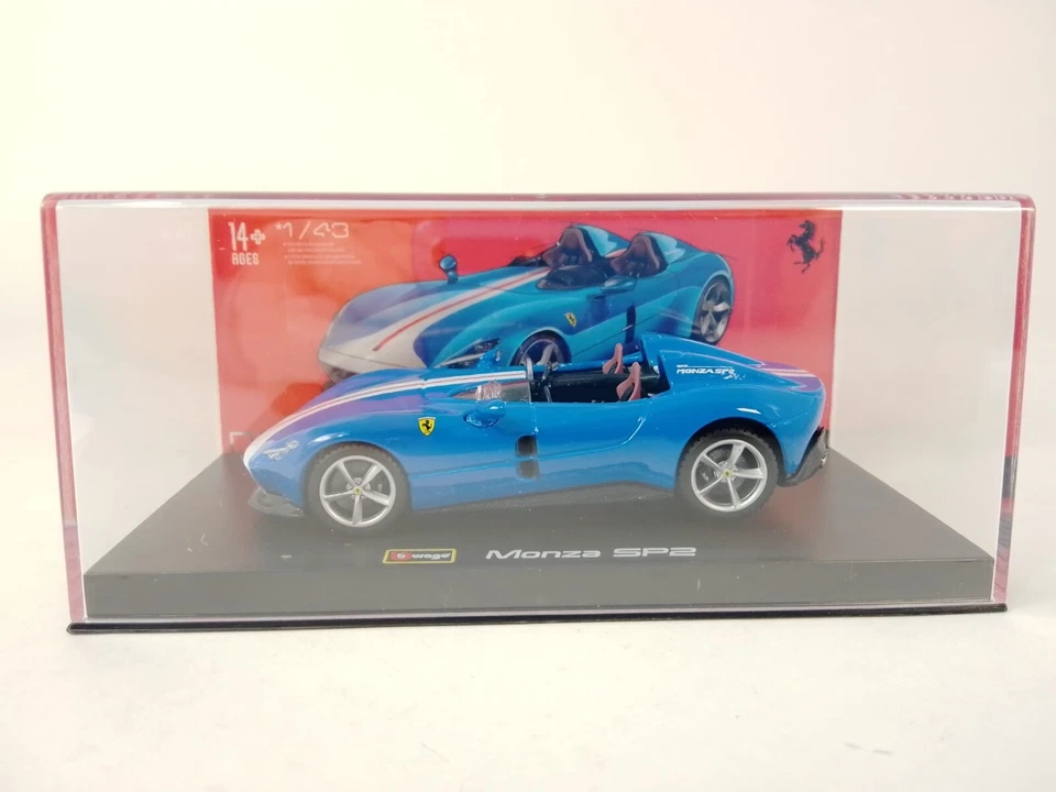 Burago BBurago Ferrari Monza SP2 Azul 2018 1/43 18-36913LB - Imagen 3 de 4