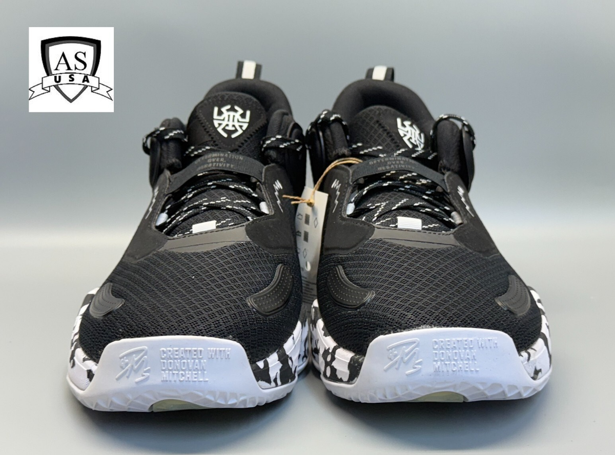 adidas D.O.N. Issue #3 Team Mid Black Mens Size 10 Basketball Shoes H67719 Adidas D.O.N. Issue 3 Black/White Basketball Sneakers  main image 4