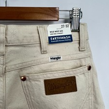 Wrangler Wild West 603 High Rise Straight Jeans. Naturcreme. W27 L32. UVP 70£