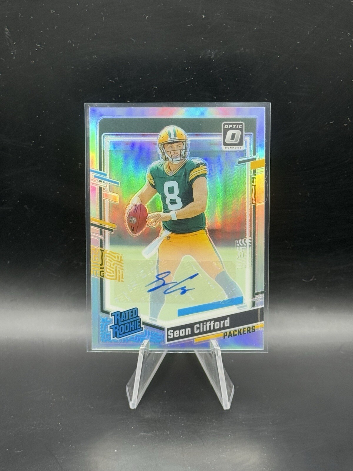 2023 Panini Donruss Optic - Rated Rookie Holo Prizm Auto Sean Clifford /150