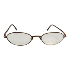 EDDIE BAUER Belden Unisex Metal Oval Almond Color Eyeglass FRAMES ONLY 
