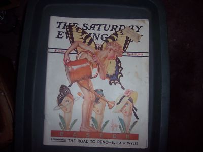 SATURDAY POST  LEYENDECKER EASTER  MARCH 27 1937   