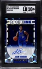 Jalen Brunson RC Ink Panini 2018-19 NBA Hoops RI-JB SGC 10 AUTO 10 /199 POP 1
